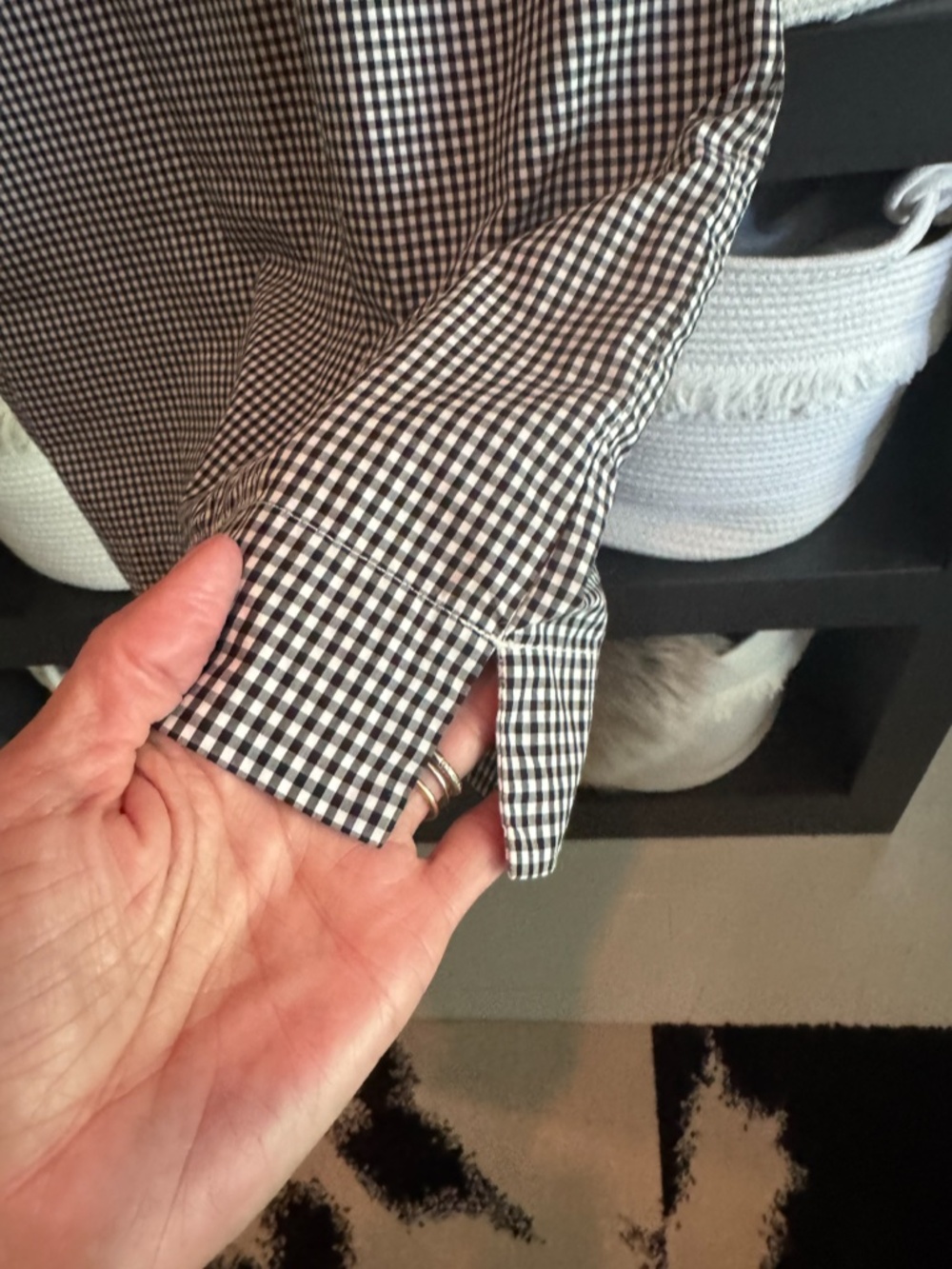 Gingham Ruffle Dress - Picture 6 of 9